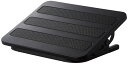 ELECOM エレコム フットレスト/スチール製/無段階調整/ブラック PCA-FR01BK