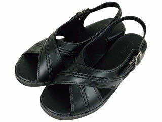 オフィスサンダル TZL-12 ブラック M