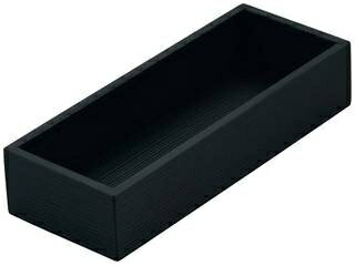 木製 千筋カトラリーボックス 黒