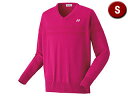YONEX/ヨネックス セーター Sサイズ (ラズベリー) 30075-712