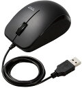 ELECOM エレコム 抗菌 有線 BlueLEDマウス(3ボタン) ブラック M-BL27UBKBK(2)
