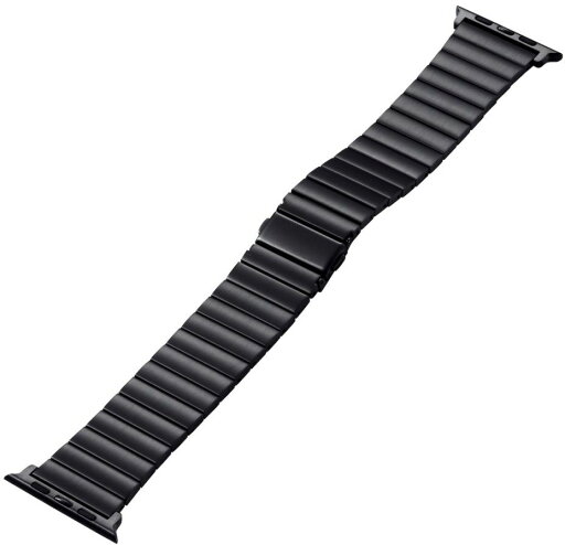 ELECOM エレコム Apple Watch 44/42mm/バンド/ステンレス/1連タイプ/ブラック AW-44BDSS1BK ELECOM エレコム Apple Watch 44/42mm/バンド/ステンレス/1連タイプ/ブラック AW-44BDSS1BK