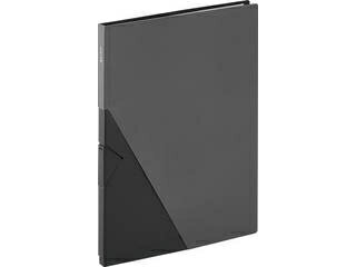 KINGJIM/キングジム JILITZ ジリッツ 立てて使える クリアーファイル(20ポケット) クロ 8832クロ