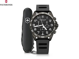 victorinox ビクトリノックス FieldForce Sport Chrono ウォッチ (ブラック) 241926.1 【正規販売店】