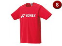 ヨネックス YONEX ドライTシャツ Sサイズ (サンセットレッド) 16501-496