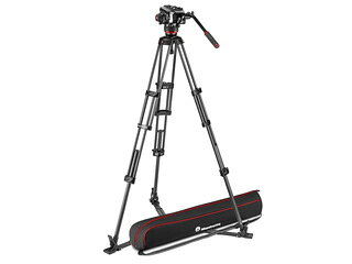 Manfrotto - ※メーカー在庫僅少の為、納期にお時間がかかる場合があります。 Manfrotto マンフロット MVK504XTWINGC　504Xビデオ雲台+カーボンツイン三脚GS