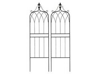 住まいスタイル アイアンフェンス148 ロータイプ drape ドレープ 2枚組 IF-DR028-2P-BLK ブラック 同梱注文不可 カード払い限定 沖縄・北海道・離島お届け並びに時間指定不可