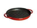 staub ストウブ ピュアグリル 26cm/40510−309 チェリー プロユース(業務用)として販売されている国内正規販売ルートの商品です。家...