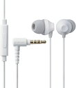 ELECOM エレコム マイク付きカナルイヤホン Φ3.5mm ホワイト EHP-F12CMWH