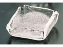 JOETSU 上越クリスタル硝子 硝子和食器　白雪11　正角深皿（小）