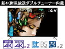 オリオン OL55XD100 55V型 BS4K・110度CS4K チューナー内蔵液晶テレビ メーカー直送品のため 商品になります。