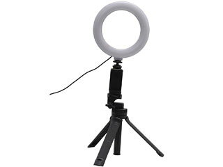 ETSUMI エツミ VE-2255 VLOGスターターキットα　LEDリングライト・ホルダー・スタンド3点セット