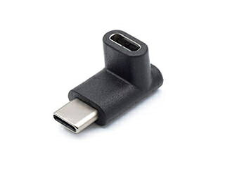 日本トラストテクノロジー 日本トラストテクノロジー Type-C L型変換コネクター 垂直L型 TCTC01-BK