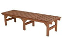 住まいスタイル ユニット縁台ベンチ hiyori(ひより) 174×55 DE-17455LBR ライトブラウン 同梱注文不可 カード払い限定 沖縄・北海道・離...