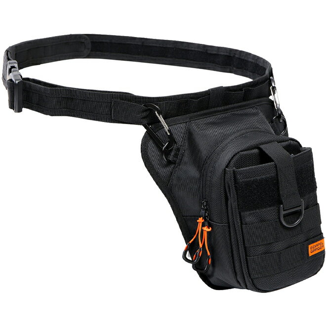 手ぶら派ライダーのための腰上ストレージ。進化したライダーズホルスターバッグ「2」。手ぶら派ライダーのための腰上ストレージ。進化したライダーズホルスターバッグ「2」。体の全感覚を使って運転するモーターサイクル。重たい荷物を背負うことは大きなストレスになります。できるだけ体の負担を少なく。できるだけコンパクトに。でも最低限必要な荷物は十分に入る。そんな要望に対する答えが、ライダーのための専用ホルスターバッグです。 商品情報 カラーブラックサイズバッグ：W23×L(D)23×H11cm／タクティカルベルト：W3.6×L(D)76-117cm製品総重量（付属品含む）310g容量1.5L材質1680Dポリエステル付属品タクティカルベルト×1、カラビナ×2原産国中国 DBT568　