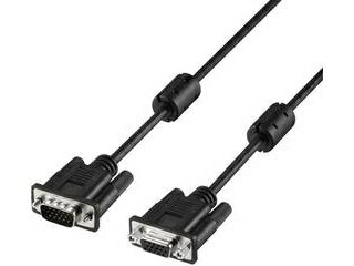 BUFFALO バッファロー ディスプレイ延長ケーブル D-sub15pin 2m ブラック BDE20BK