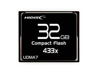 【メール便対応可10個まで】 HDCF32G433XJP3コンパクトフラッシュTYPE32GB　433倍速●規格 コンパクトフラッシュ●容量 32GB●転送規格 UDMA7●Type Type1●サイズ 36.4mmx42.8mmx3.3mmHDCF32G433XJP3　