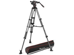 ★メーカー在庫僅少の為、納期にお時間がかかる場合があります。 Manfrotto マンフロット MVK608TWINMC　ナイトロテック608ビデオ雲台+カーボンツイン三脚MS