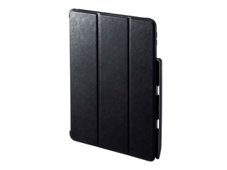 サンワサプライ iPad 10.2インチ　Apple Pencil収納ポケット付きケース　ブラック PDA-IPAD1614BK