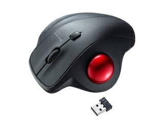 Wireless - サンワサプライ ワイヤレストラックボール 親指 エルゴノミクス MA-WTB129BK
