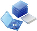 ELECOM エレコム Blu-rayディスクケース(1枚収納タイプ 10枚セット) クリアブルー CCD-BLU110CBU(2)