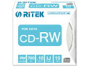 ■データ用CD-RW■繰り返し記録用・-RW■4〜10倍速対応■記憶容量 700MB■ホワイトレーベル■インクジェットプリンター対応■ワイド印刷（内径22mmまで印刷可能）●入数 スリムケース/10PCSCD-RW700.PW10P