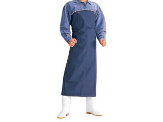 ワンタッチ式エプロン　紺（M）90×115cm