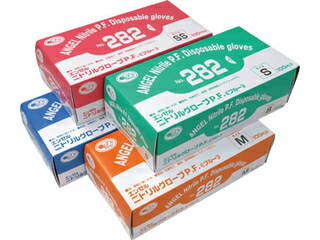 ※ホワイトL（100枚）粉無薄手のみの単品販売です。 No.280ニトリルグローブP.F.ホワイトL（100枚）粉無薄手