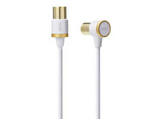 ELECOM エレコム 5個セット エレコム TV接続用アンテナケーブル DH-ATLS48K20WHX5