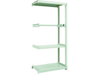 TRUSCO/トラスコ中山 【代引不可】M2型軽中量棚 860X450XH1800 パイプ1段 連結 M2-6343P1B(4)