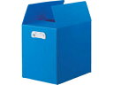 TRUSCO/トラスコ中山 ダンボールプラスチックケース 5枚セット B4サイズ 取っ手穴なし ブルー TDP-B4D-5B(4)