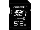 HIDISC/nCfBXN SDXCJ[h 512GB Class10 UHS-I HDSDX512GCL10UI