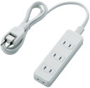ELECOM エレコム シャッタータップ/4個口/1m T-ST02N-2410WH(ホワイト)