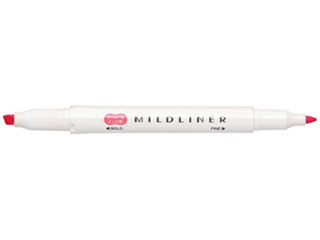 ZEBRA/ゼブラ 蛍光ペン マイルドライナー マイルドコーラルピンク WKT7-MCOP