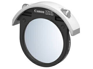 CANON キヤノン ドロップインスクリューフィルターホルダー 52(WIII)52mm　プロテクトフィルター付　3049C001