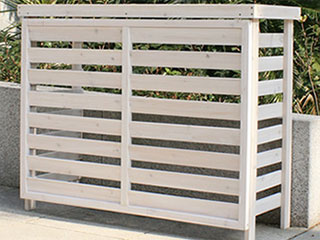 住まいスタイル ボーダー室外機カバー大型 JSAC-FL1100WH ホワイト メーカー直送 同梱不可 カード決済のみ対応 沖縄・北海道・離島お届け並びに時間指定不可