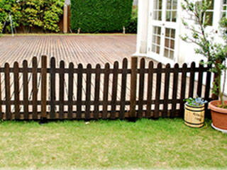 住まいスタイル ピケットフェンスU型連結セット(平地用) SFPU1200E-HB-DBR ダークブラウン メーカー直送 同梱不可 カード決済のみ対応 沖縄・北海道・離島お届け並びに時間指定不可