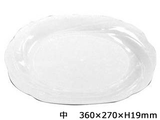 ニシキ プラ容器　シルキーアイボリー（10枚入）中　本体