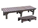 住まいスタイル デッキ縁台 180×58 ステップセット DE-180STP-DBR ダークブラウン ダークブラウン 同梱注文不可 カード払い限定 沖縄・北海道...