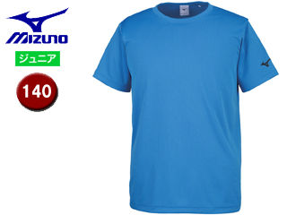 ミズノ mizuno 32JA8156J-24 BS Tシャツ ソデRBロゴ ジュニア 【140】 （ディーバブルー）