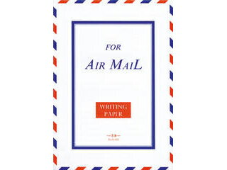 エムディーエス 14-032 エアメール 便箋 横罫