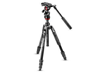 Manfrotto マンフロット MVKBFRT-LIVE befree live アルミニウムT三脚ビデオ雲台キット ビーフリー・ラ..