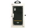 エアージェイ MINI 公式ライセンス品 iPhoneX専用 カーボン+PUハードケース Real Carbon Fiber - PC/TPU Hybrid C...