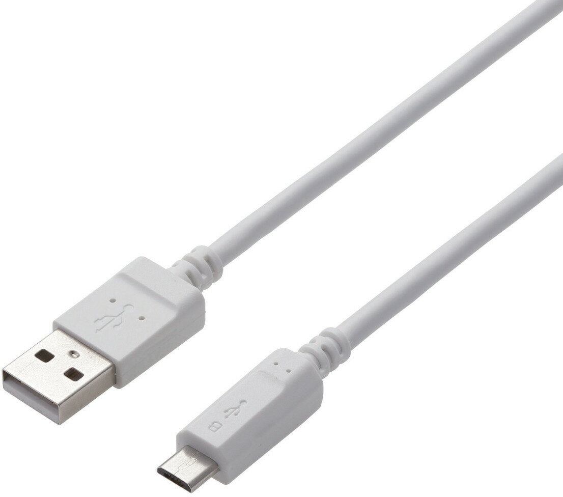 ELECOM エレコム microUSBケーブル/2A出力/スタンダード/通信・充電/1.5m/ホワイト MPA-AMB2U15WH
