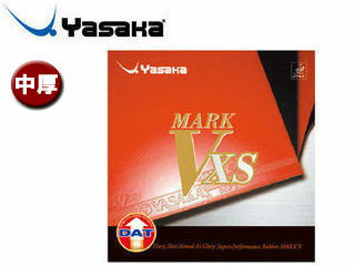 Yasaka/ヤサカ B70-90 裏ソフトラバー マーク V XS 【中厚】 （クロ）