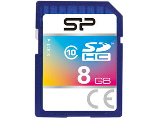 Silicon Power/シリコンパワー SDHCメモリーカード 8GB Class10/クラス10 永久保証 SP008GBSDH010V10