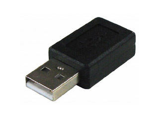 Groovy グルービー USB Aコネクタ（オス）－micro Bコネクタ（メス）アダプタ GM-UH011