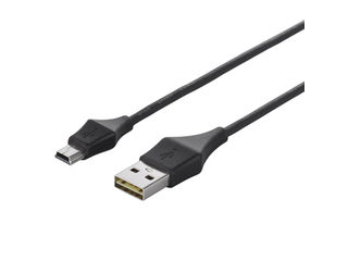 BUFFALO バッファロー どっちもUSB2.0ケーブル (A to miniB) 1m ブラック BSUAMNDU210BKA
