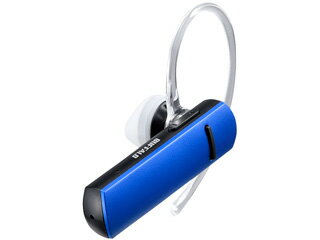 BUFFALO/バッファロー Bluetooth 4.1対応片耳ヘッドセット 音声＆通話対応 BSHSBE200BL ブルー