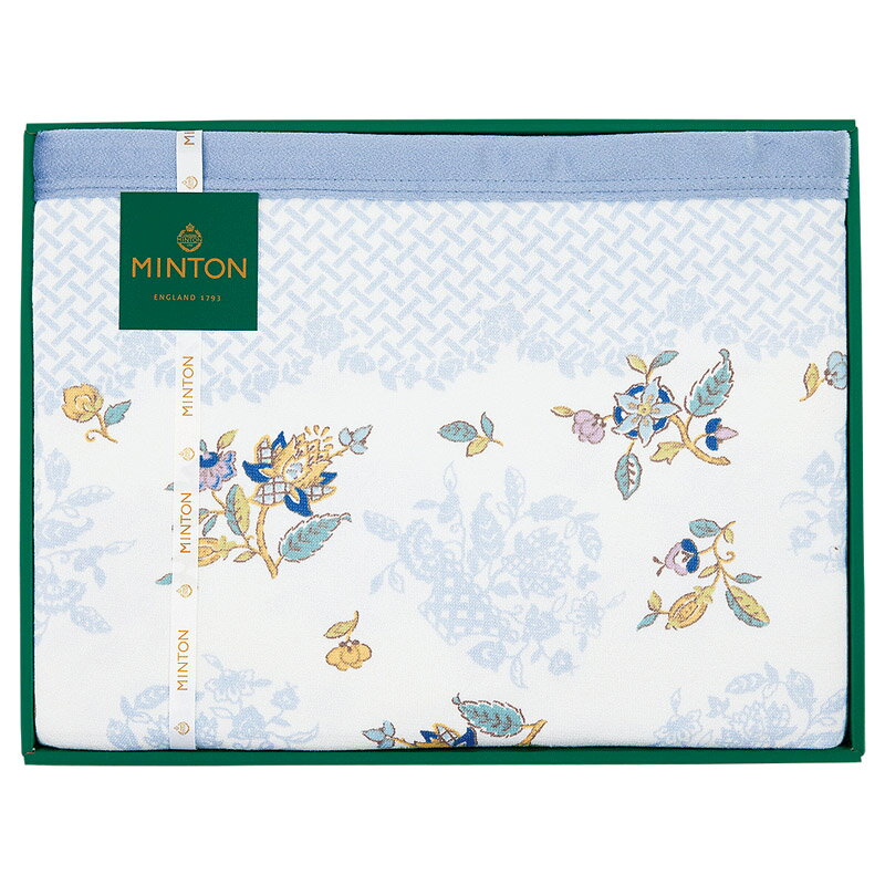 ミントン ソフトコットンケット ブルー